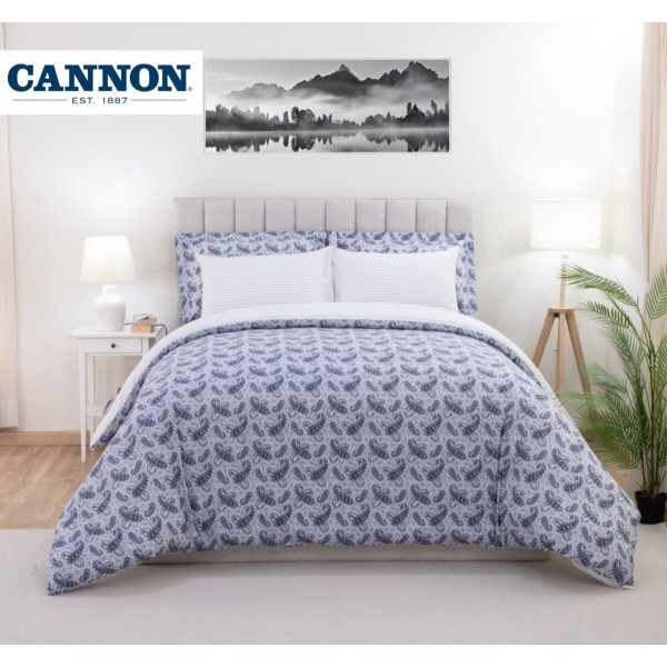 CANNON King Printed Comforter Set of 6Pcs - HT03067-3