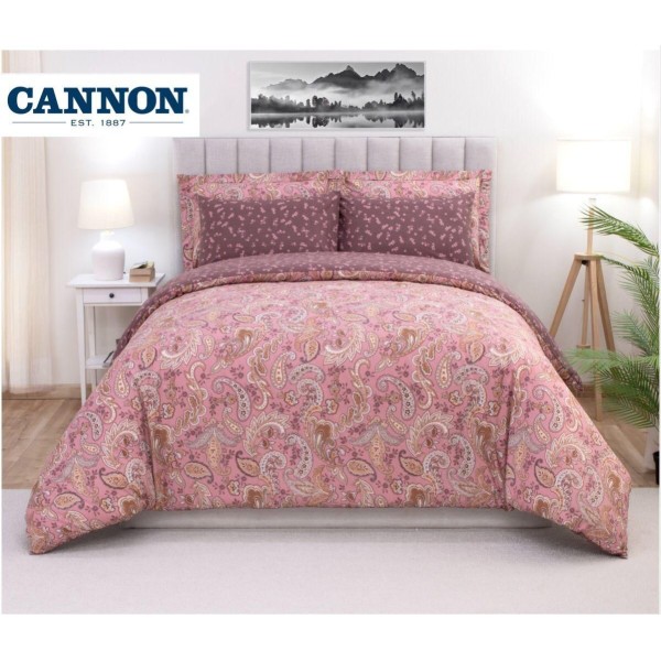 CANNON King Printed Comforter Set of 6Pcs - HT03067-7