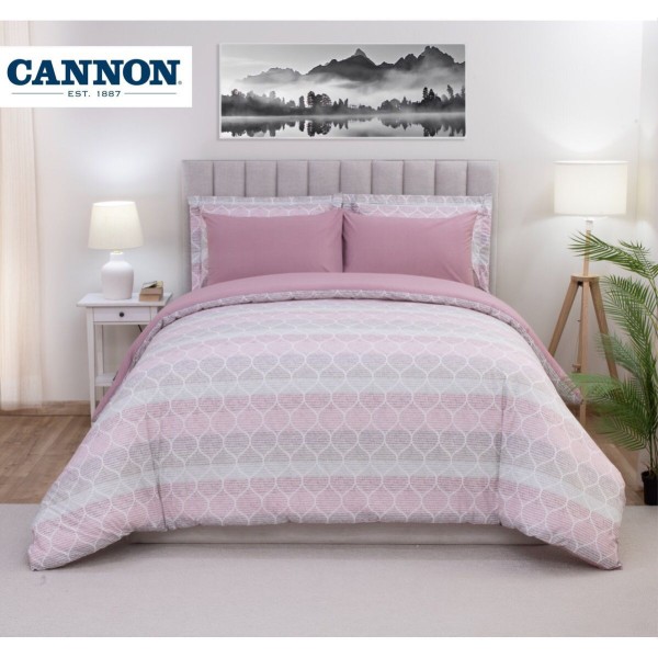 CANNON King Printed Comforter Set of 6Pcs - HT03067-8