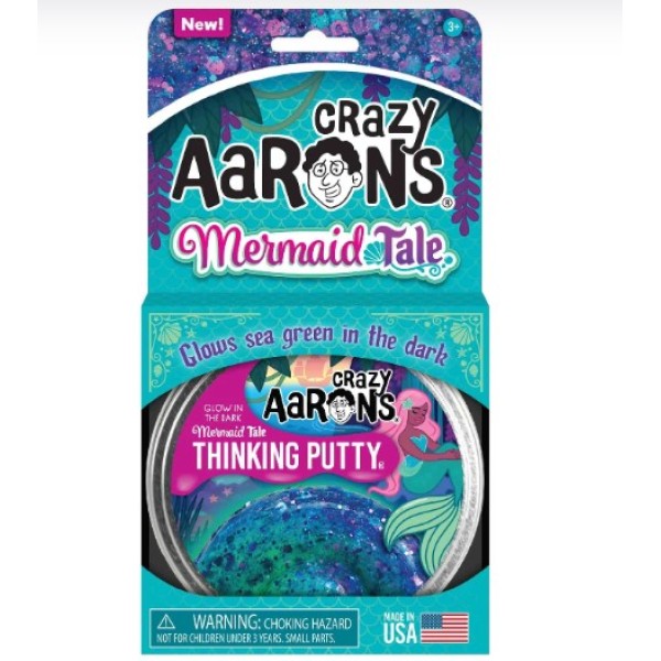 Crazy Aaron -Mermaid Tale - Full Size 4" Thinking Putty Tin for EU - ME020-EU-T