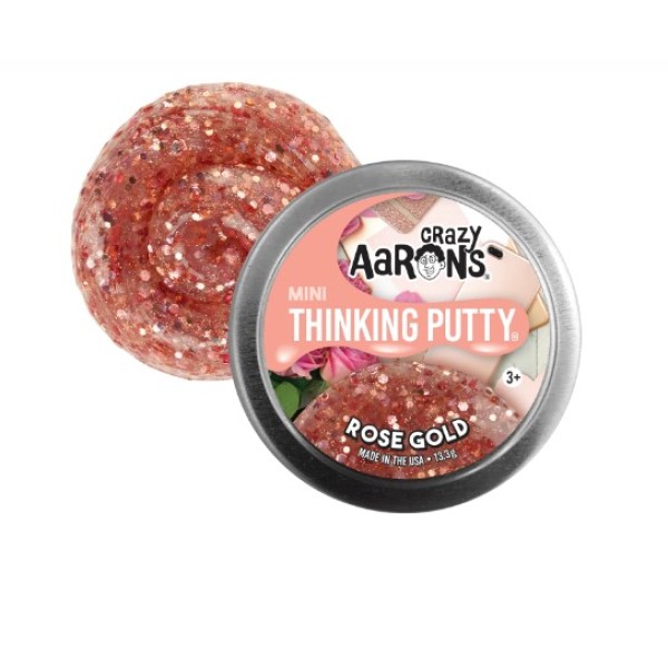 Crazy Aaron-Mini Rose Gold - 2"" Thinking Putty Tin - RC003-EU-T