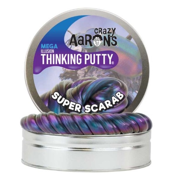 Crazy Aaron -"Super Scarab - Full Size 4"" Thinking Putty Tin for EU" - SC020-EU-T