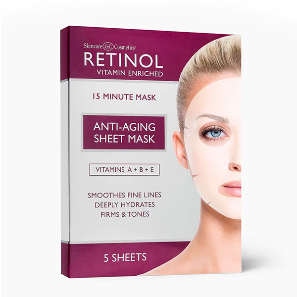 RETINOL Anti-Aging Sheet Mask, Set of 5 Sheets