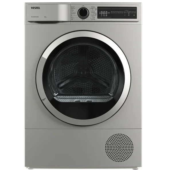 Vestel Dryer Heat Pump 10KG, Silver - TDH10SGT2TDS-KW