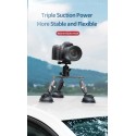 Telesin Triple Suction Cup Camera Mount - TE-TSB-001