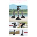 Telesin Triple Suction Cup Camera Mount - TE-TSB-001