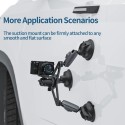 Telesin Triple Suction Cup Camera Mount - TE-TSB-001
