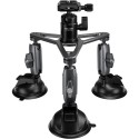 Telesin Triple Suction Cup Camera Mount - TE-TSB-001