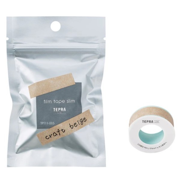 King Jim TEPRA Lite 11mm Film Tape (Craft Beige) - TPT11-005