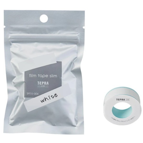 King Jim TEPRA Lite 11mm Film Tape (White) - TPT11-006