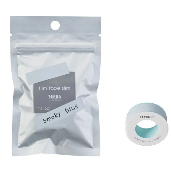 King Jim TEPRA Lite 11mm Film Tape (Smoky Blue) - TPT11-007