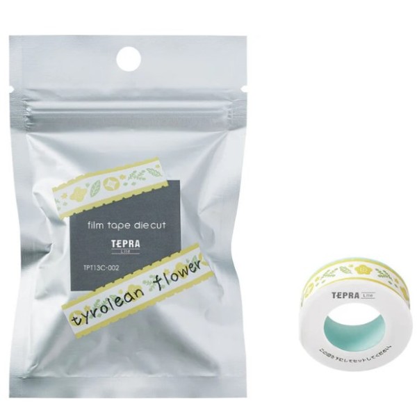 King Jim TEPRA Lite 13mm Film Tape (Tyrolean Flower) - TPT13C-002