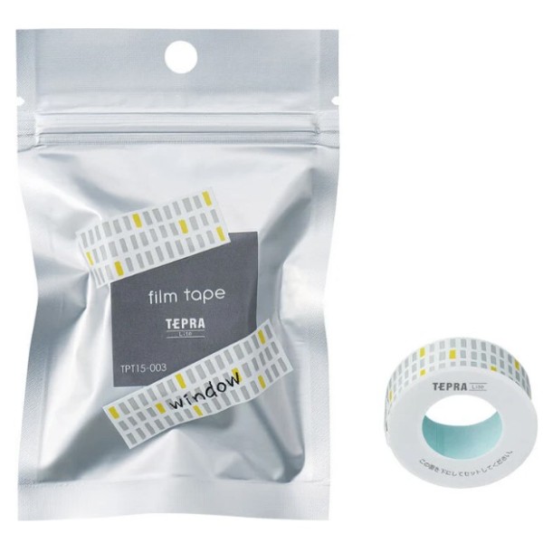 King Jim TEPRA Lite 15mm Film Tape (Window) - TPT15-003