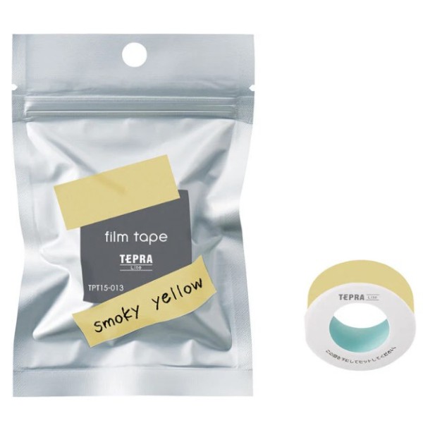 King Jim TEPRA Lite 15mm Film Tape (Smoky Yellow) - TPT15-013