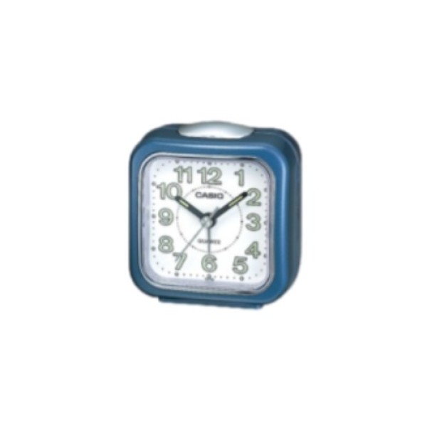 Casio Analog Table Alarm Clock, Blue - TQ-142-2DF