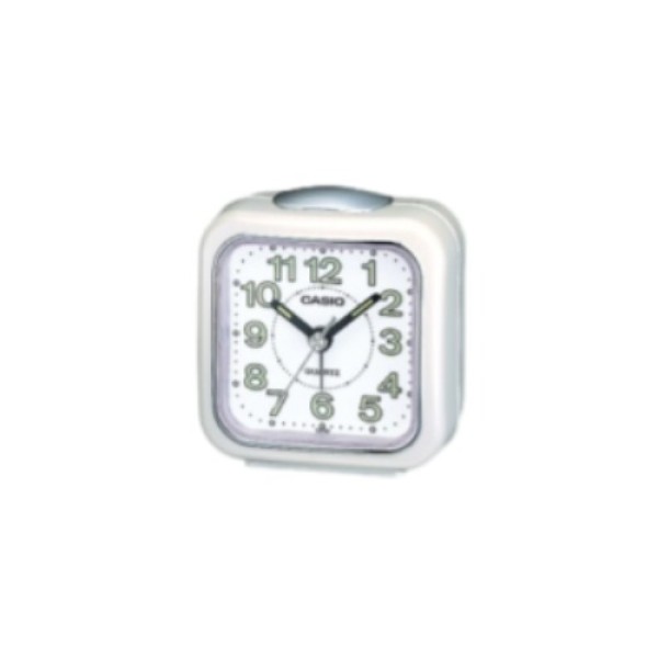 Casio Analog Table Alarm Clock, White - TQ-142-7DF