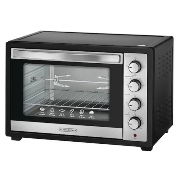 Black & Decker 50L Toaster Oven, Black - TRO50RDG-B5