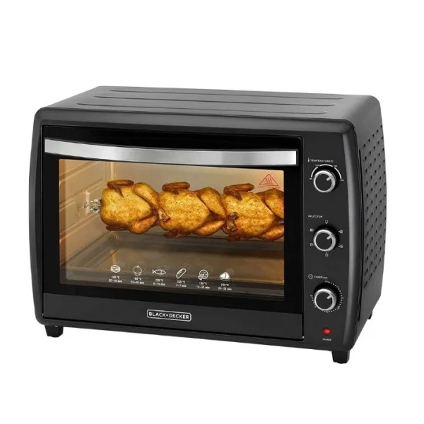 Black & Decker 70L, 2200W Oven Toaster with Rotisserie - TRO70RDG-B5