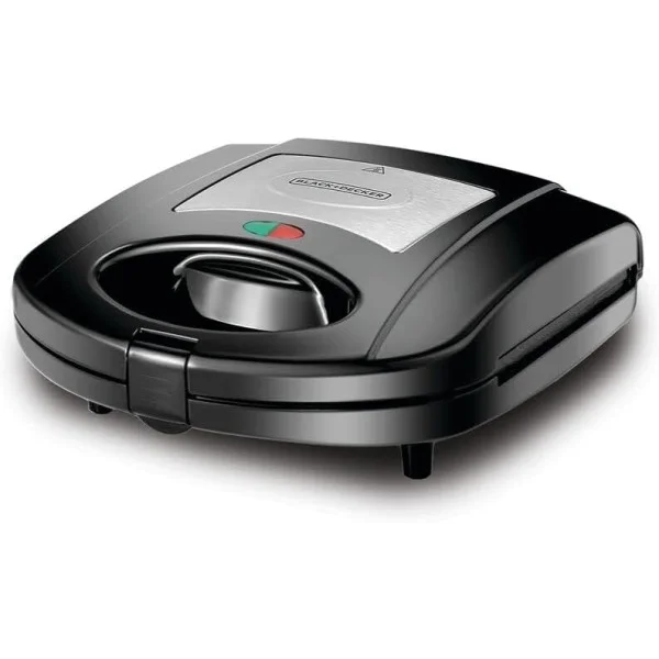 Black & Decker 780W, 2in1 Sandwich & Grill Maker - TS2120-B5