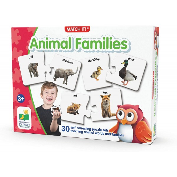 Match It! - Animal Families - 117408-T