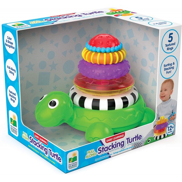Pull Along Stacking Turtle - 293812-T