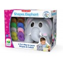 The Learning Journey Learn With Me -  Shapes Elephant - 345207-T