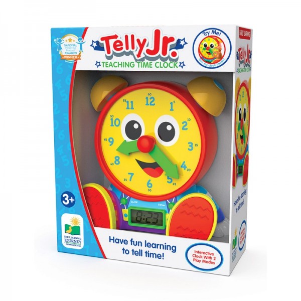 The Learning Journey Telly Jr. Teaching Time Clock Primary Version - 407752-T