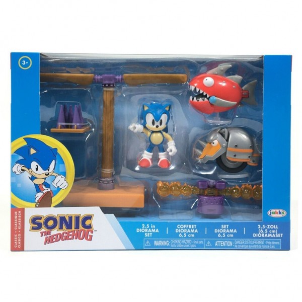 Sonic The Hedgehog 2.5" Flying Battery Zone Diorama Set Wave 2 - 41442-T