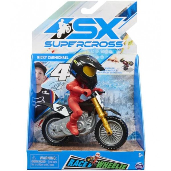 Super Cross Race & Wheelie Feature Motorcycle - 6059505-T