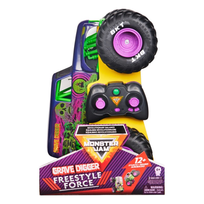 Monster Jam Official Grave Digger Remote Control Truck 1:15 Scale, 2.4GHz