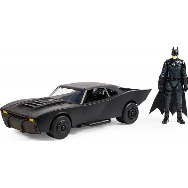 DC Batman Movie Batmobile With Batman Action Figure 12inch - 6061615-T
