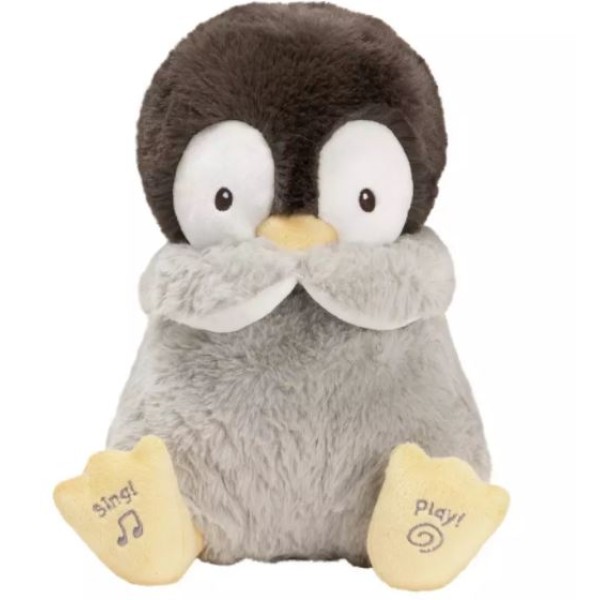 GUND Kissy the Penguin Animated Musical Soft Toy - 6062097-T