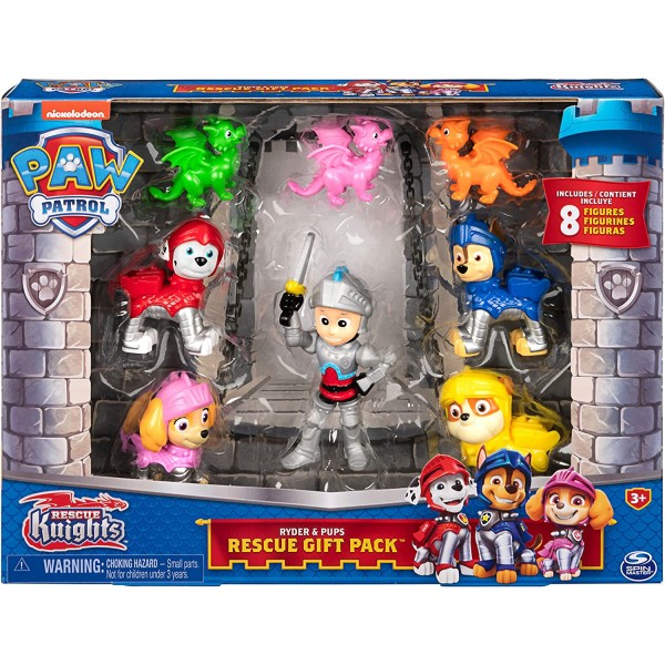 Paw Patrol Rescue Knights Figure Gift Pack - 6062122-T