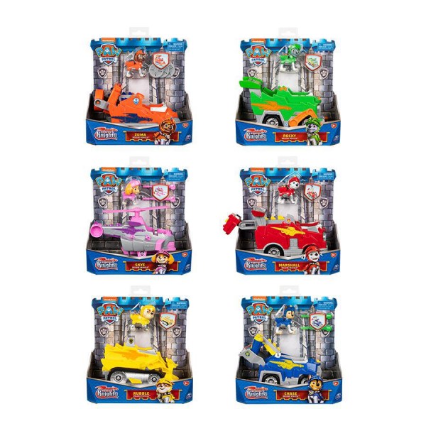 Paw Patrol Rescue Knights Deluxe Themed Vehicle - Assorted - 6062181-T
