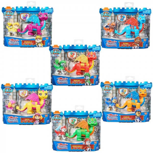 Paw Patrol Rescue Knights Hero Pups Assorted - 6063149-T