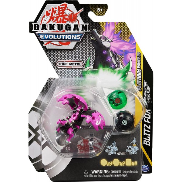 Bakugan Evolutions Diecast Power Up Series 4 Assorted - 6063394-T