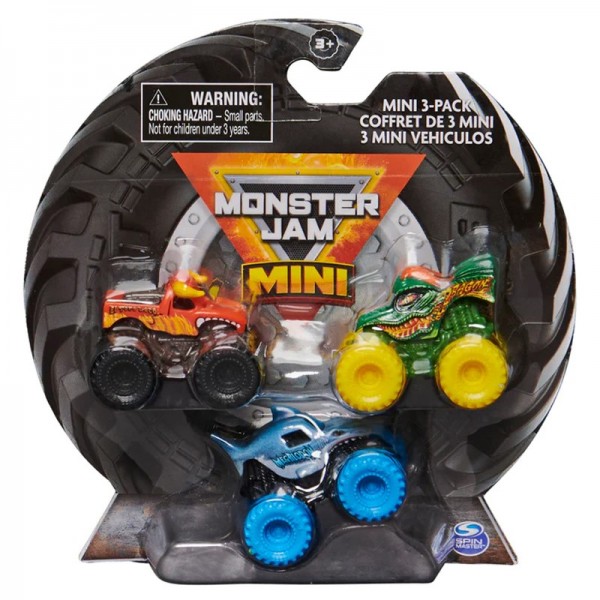 Monster Jam Mini Scale Vehicles 3-PK - 6063867-T