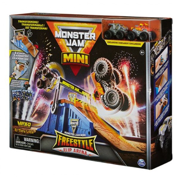 Monster Jam Mini Flip & Go Playset - 6064037-T