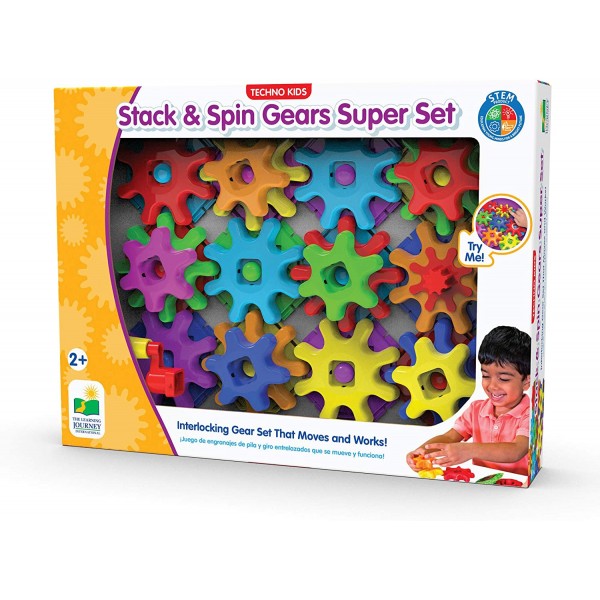 Techno Kids Stack & Spin Gears Super Set - 610992-T