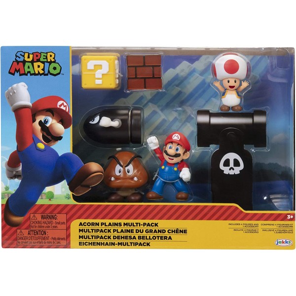 Nintendo 2,5” Acorn Plains Diorama Set - 64510-T