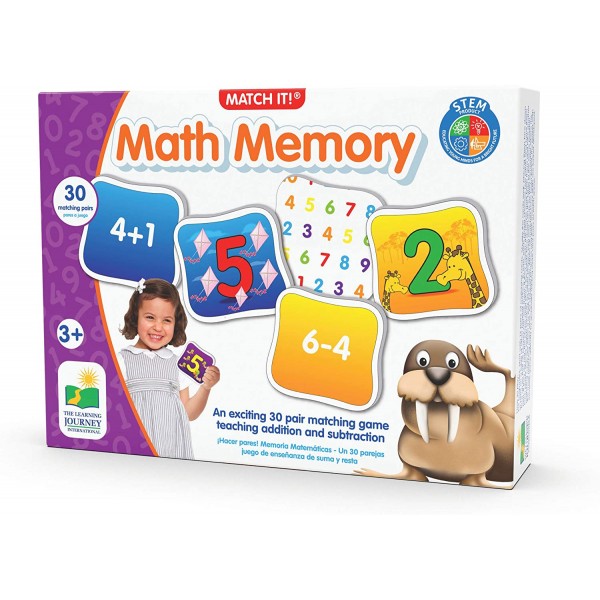 The Learning Journey Match It! Memory - Mathematics - 687369-T