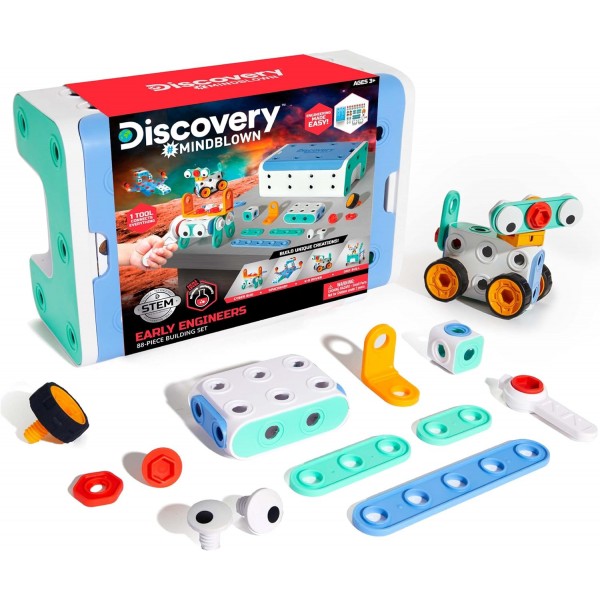 Discovery Mindlown Toy Early Engineers Building Set 88pcs - 1423011220-T