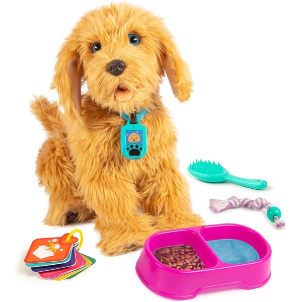 Sky Rocket My Fuzzy Friend Moji Interactive Labradoodle - 18207-T