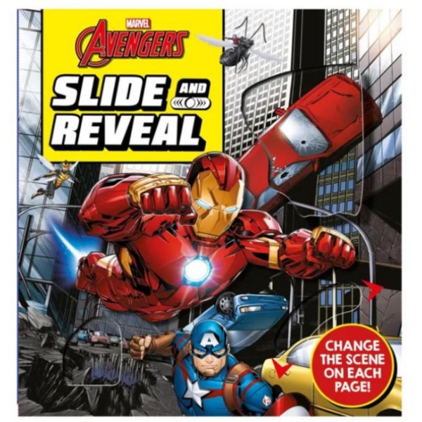 Marvel Avengers: Slide and Reveal Board Book - 222526-T