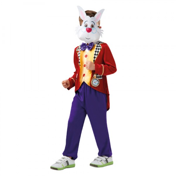 White Rabbit Alice Dress Up Costume for Boys - 300433