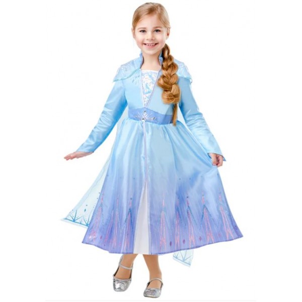 Disney Frozen 2 Elsa Deluxe Travel Dress for Girls - 300491-9-10