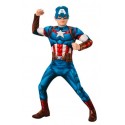 Marvel Avengers Captain America Deluxe Costume for Boys - 301004