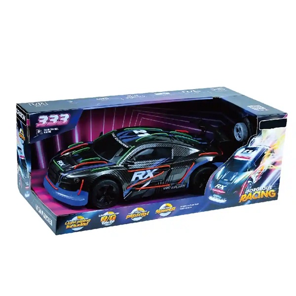 Crazon 2.4G Scale 1:10 RC Racing Car with Streaming Light - 333-LG23101