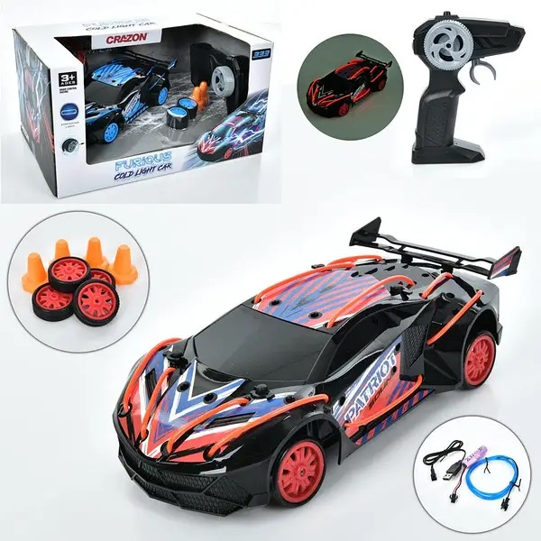 Crazon Scale 1:18 4WD Drift Car with Neon Light - 333-LG23181