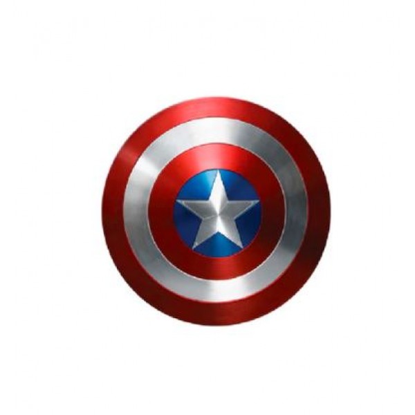 Marvel Captain America Metallic Shield 12" - 34947